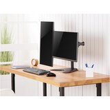 Equip 650123 nagibna namizna monitorska konzola, 17 "-32", 2 monitorja, črna | Shoptok.si