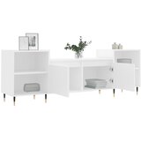 TV ormarić bijeli 160 x 35 x 55 cm od konstruiranog drva | shoptok.hr