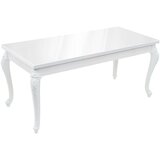 vidaXL blagovaonski stol visokog sjaja bijeli 179 x 89 x 81 cm | shoptok.hr