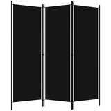 vidaXL Paravan 3-delni črn 150x180 cm | Shoptok.si