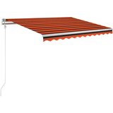  Automatska tenda sa senzorom LED 300x250 cm narančasto-smeđa | shoptok.hr
