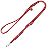 prilagodljivi povodac Round & Soft Love, crveni - 200 cm duljine, Ø 6 mm
