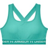 Under Armour UA Mid Crossback Heather Women's Bra, Neptune Light Heather - XS, (20489995) | Shoptok.si
