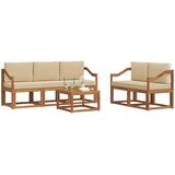  Set vanjskih sofa 6 kom. Prirodna i bež | shoptok.hr
