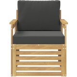  2 Komad Set vanjskih sofa Poliester Bijela i Antracit | shoptok.hr
