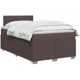  Boxspring krevet s madracem Tamno smeđa 120 x 200 cm Tkanina | shoptok.hr
