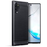  Gumijasti / gel etui Carbon za Samsung Galaxy Note 10+ - črni Cene
