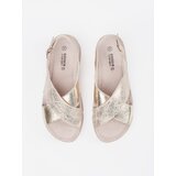 GOODIN Gold flat sandals | shoptok.hr