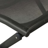 In Vrtna garnitura 3-delna tekstil in aluminij črna | Shoptok.si