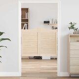 vidaXL Swing Doors Louvred Design 2 para masivni les borovega lesa Cene