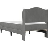  Okvir za krevet s uzglavljem Tamnosiva 80 x 200 cm Baršun - Tamnosiva 80 x 200 cm | shoptok.hr