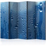  Paravan u 5 dijelova - Water drops on blue glass II [Room Dividers] 225x172 | shoptok.hr