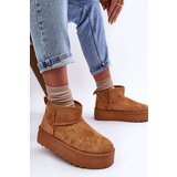 Boto FD1 Brown Corcoran Suede Snow Boots On Platform | ePonuda.com