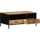  Kava Stol Smeđa 90 x 50 x 40 cm Čvrsto drvo manga i metal | Eponuda.ba