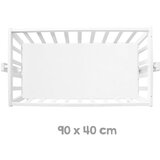 Roba Bijela kolijevka na kotačićima/s baldihanom 40x90 cm Adam & Eule – | shoptok.hr
