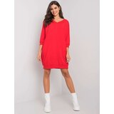 BASIC Feel Good Dress-RV-SK-7203.35P-Red | Shoptok.si