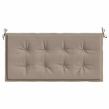  Jastuk za vrtnu klupu smeđesivi 100x50x4 cm tkanina Oxford | shoptok.hr