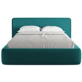 Makamii Tirkizni tapecirani bračni krevet s prostorom za odlaganje s podnicom 180x200 cm Kiana – | shoptok.hr