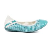 Shelvt Blue ballerinas with a white strainer | shoptok.hr