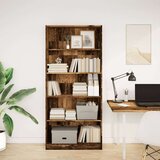 vidaXL Regal za knjige boja starog drva 80x24x176 cm drveni | shoptok.hr