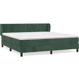  The Living Store Box spring postelja z vzmetnico temno zelena 180x200 cm žamet - Box Spring Postelja, (21491191) | Shoptok.si