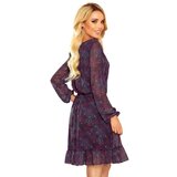 Numoco Airy dress with a neckline Cene