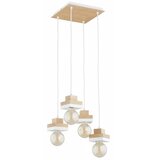  Visilica na sajli MIKO 4xE27/15W/230V bela/bež | Eponuda.com