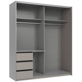 Modern Living Omara Z Drsnimi Vrati Adria, Sivobež, Barva Grafita | Shoptok.si