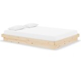 Maison Chic Posteljni Okvir - Dvoposteljna postelja iz trdnega lesa 140x190 cm, (22081420) Cene
