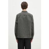 Fred Perry Jakne TWILL ZIP-THROUGH OVERSHIRT Zelena | Shoptok.si