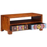 vidaXL Klubska mizica 90x50x40 cm trden akacijev les | Shoptok.si