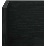  Zidne police 2 kom crne 100x16,5x16,5 cm konstruirano drvo | shoptok.hr