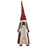 Charmed, novogodišnja dekoracija, patuljak, crvena, 82cm ( 795022 )
