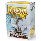 Arcane Tinmen Dragon Shield 100 Standard Sleeves - Silver Matte | Eponuda.com