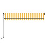 Tenda na ručno uvlačenje 350 x 250 cm žuto-bijela | Eponuda.com