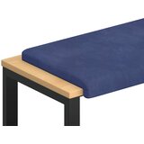  Jastučić za klupu Baršun Policijska plava Dubina 35 cm | shoptok.hr