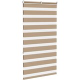vidaXL Zebra senčilo peščeno rjava 70x150 cm tkanina širina 65,9 cm | Shoptok.si
