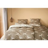 Elegante POSTELJNINA 140/200 cm mako saten bež | Shoptok.si