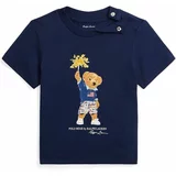 Polo Ralph Lauren Otroška bombažna majica mornarsko modra barva, 320853828033