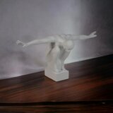 Dekoracija za sto 19,5x16x38,5 cm smola/bela | Eponuda.com