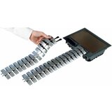 Boschmann fleksi kanalica-zmija dimenz.24x90x1000mm,dvokomorna,srebrna 930.033 | ePonuda.com