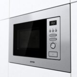 Gorenje BM201AG1X ugradbena mikrovalna pećnica, 20 l, 800 W, Grill, Smart Display, Aqua clean, Inox | shoptok.hr