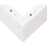 Vrtna sadilica bijela 60x60x23 cm od masivne borovine | shoptok.hr