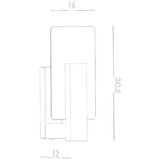 Nice Lamps Stenska svetilka v naravni barvi Parola – | Shoptok.si