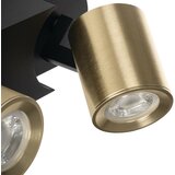 Kanlux 38961 - Spot svetlo LAURIN, 2x GU10 (10 W), 230 V, mesing/crna | Eponuda.com