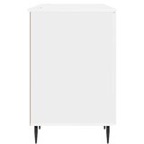  Stol Bijela visokog sjaja 142,5 x 50 x 75 cm Konstruirano drvo | shoptok.hr