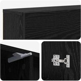 Okvir za kamin Crni hrast 102 x 18 x 100,5 cm Konstruirano drvo | shoptok.hr