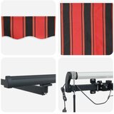  Tkanina za tende s narančasta i smeđa 300 x 250 cm Poliester | shoptok.hr