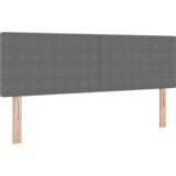 vidaXL LED glava postelje PLAIN dizajn svetlo siva 80 cm žametna tkanina | Shoptok.si