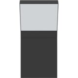  Vanjska LED zidna svjetiljka crna od lijevanog aluminija | shoptok.hr